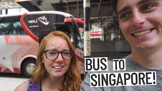 BEST BUS RIDE FROM MALAYSIA TO SINGAPORE! (Kuala Lumpur 🚌 Singapore)