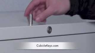 Lock Core Removal & Install for Steelcase FR or XF File Cabinet