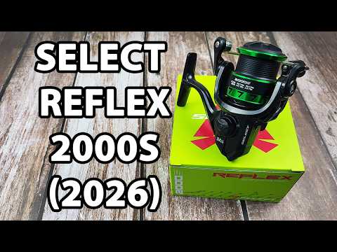 Котушка Select Reflex 2000S (2026) — низькопрофільна шпуля, 4+1 підшипник, 5.2:1