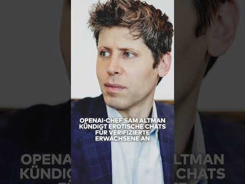 CHATGPT-UPDATE: OpenAI erlaubt Erotik-Gespräche für Erwachsene – Jugendschutz bleibt #shorts