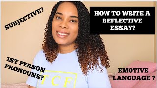How to write a Reflective Essay