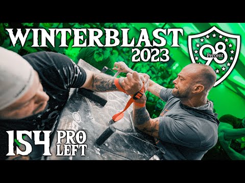 2023 Winterblast by 98% Armwrestling | 154 Pro LEFT Hand