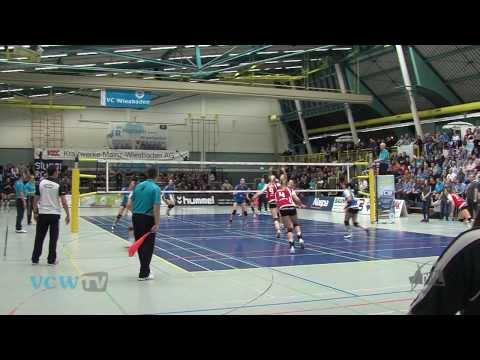 VCW TV: Spielbericht VC Wiesbaden - Allianz MTV Stuttgart (DVL, 19. Spieltag, 19.02.2014)