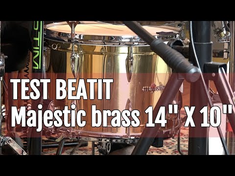BeatIt Vintage Test: 14" x 10" Majestic Brass Snare Drum
