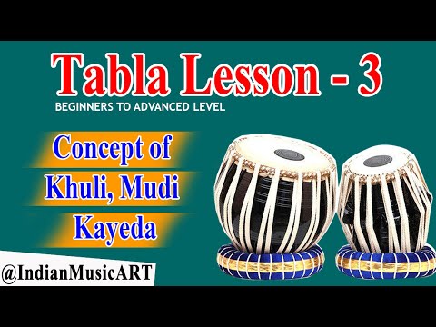 Learn Tabla Lesson - 3 | Concept of Khuli, Mudi and Kayeda