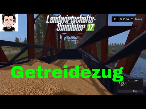 LS17 PS4 Goldcrest Valley # 62 Fetter Getreideverkauf mit den Zug Landwirtschafts Simulator 17