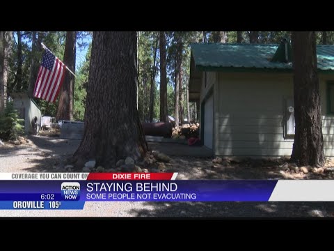 Community members in Butte Meadows choosing to stay, despite evacuation orders