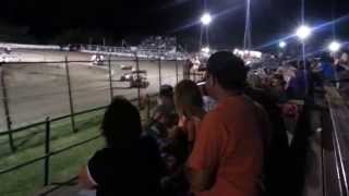 Sprint Car Flip @ Creek County Speedway