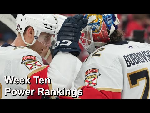 NHL-Power-Ranking, Ausgabe vom 13. Dezember 2025