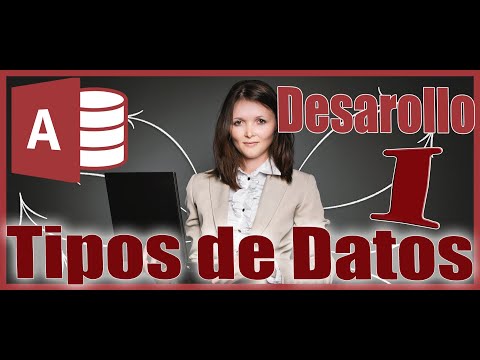 Access 2016 Desarrollo 1 Creacion de Base de Datos Tablas y Tipos de Datos