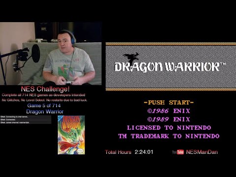 005 Dragon Warrior - Part 1 - The NES Challenge - NES Man Dan