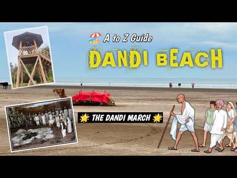 Dandi Beach | A to Z guide |  Navsari - Dandi March History #dandibeach #dandimarch