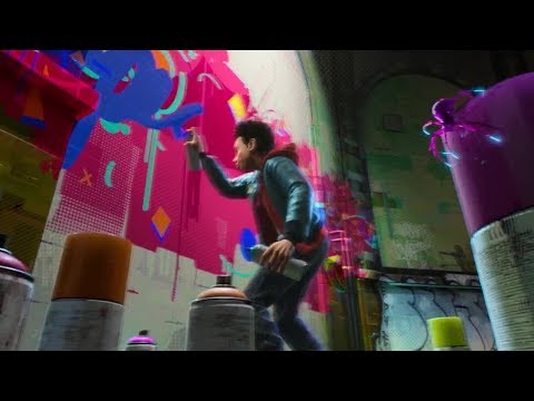 Spider-Man: Into the Spider-Verse Graffiti scene
