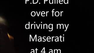 Memphis Maserati Pulled Over By Lying Rookie Cop