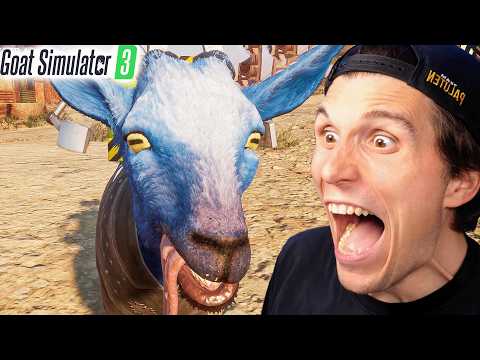 Die verrückte ZIEGE ist wieder da! | Goat Simulator 3: Baadlands Furry Road