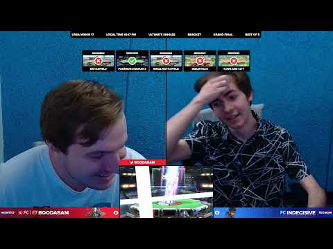 U.MINOR 17 - indecisive (Snake) Vs. Boodabam (Wolf) - GRAND FINALS - SSBU