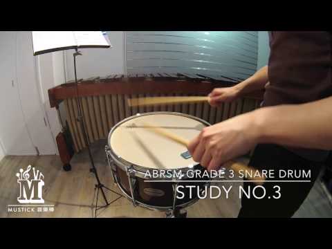ABRSM Grade 3 Snare Drum- Study No.3