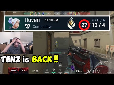 SEN TenZ plays Jett on Haven | Valorant Pro Gameplay