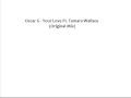 Oscar G - Your Love Ft. Tamara Wallace (original mix)