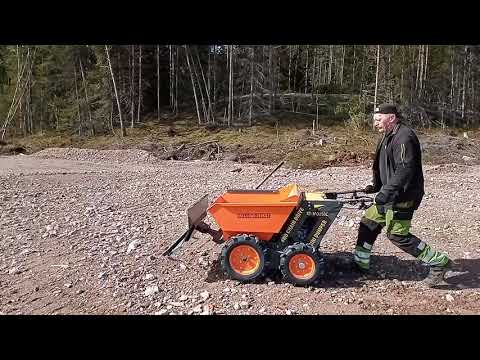 Minidumpperi 4X4 aurausvarustuksella