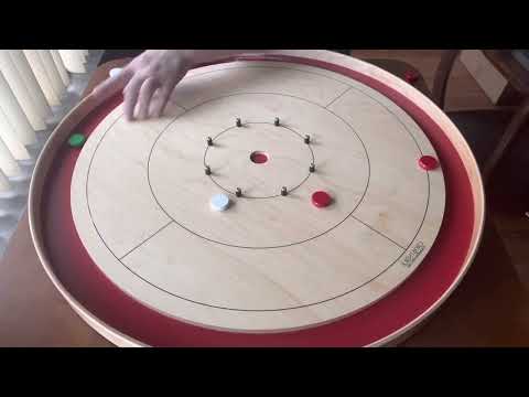 Boccenole - a hybrid game of Crokinole and Bocce