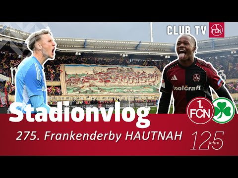 VIER Tore in 13 MINUTEN🤯😍 Frankenderby hautnah😮‍💨 | Nürnberg - Fürth STADIONVLOG | 1. FC Nürnberg
