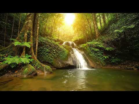 Endless Tropical Waterfall Loop | 4K ASMR Nature Sounds for Sleep & Relaxation