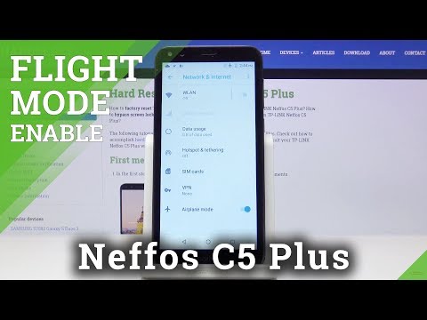 How to Activate Flight Mode in Neffos C5 Plus - Enable Airplane Mode