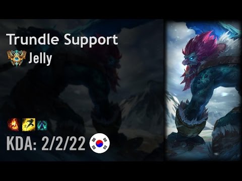 Trundle Support vs Tahm Kench - Jelly - KR Challenger Patch 6.8