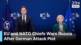 FULL PRESSER: Von der Leyen and Rutte Vow Stronger Response to Russia 