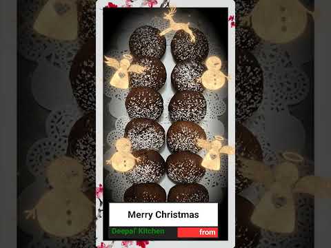 chocolate snowball cookies #shorts #youtube #Christmasrecipe #deepalskitchen