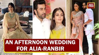 Alia Bhatt-Ranbir Kapoor Wedding: Kareena Kapoor, Saif Ali Khan Reach Vastu