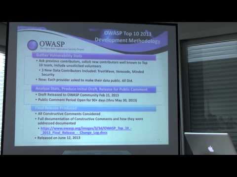 OWASP AppSec EU 2013: OWASP Top 10 - 2013