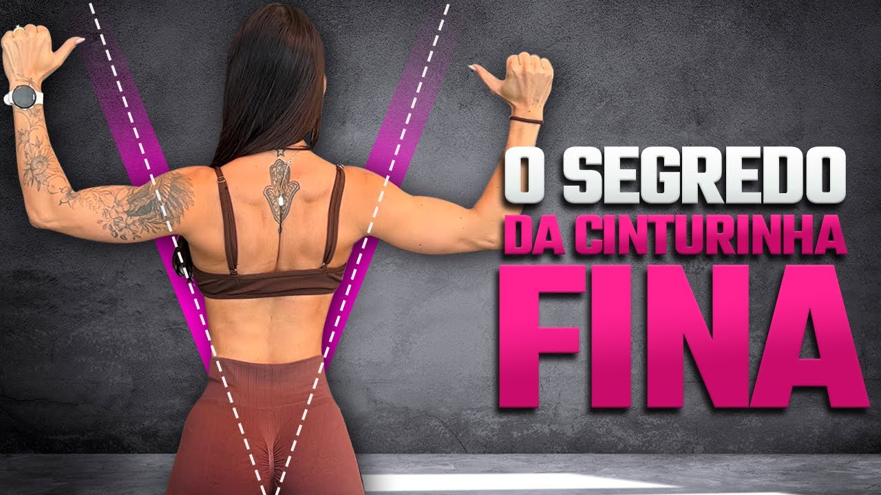 3 EXERCÍCIOS OBRIGATÓRIOS PARA AFINAR SUA CINTURA | Taymila Miranda