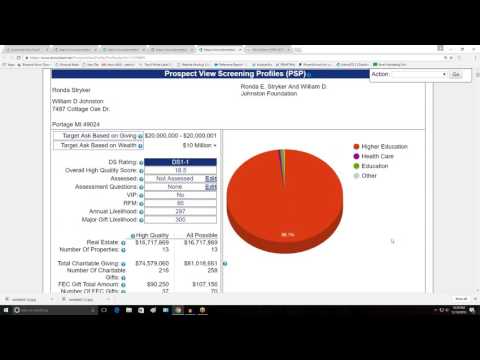 NPO Authority Prospect Research Tool