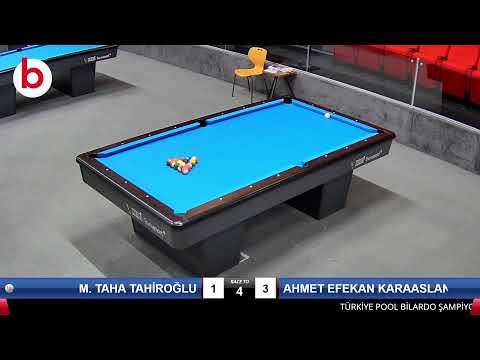 MUHAMMED TAHA TAHİROĞLU & AHMET EFEKAN KARAASLAN Bilardo Maçı - 