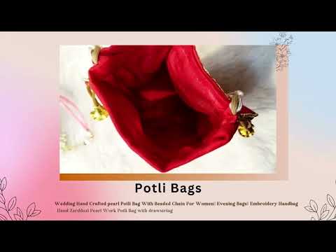 Potli Bag Embroidery Wedding Gifting potli Bag