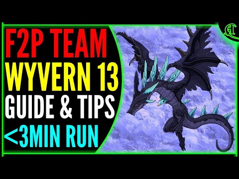 Wyvern 13 Auto F2P Team (Guide & Tips) Epic Seven W13 Epic 7 PVE Gameplay Review E7 Video