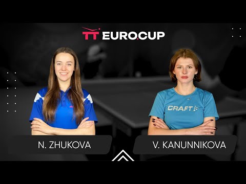 16:45 Nadiia Zhukova - Vasylysa Kanunnikova 05.08.2025 TT Euro.Cup Women Ukraine Star. TABLE 3