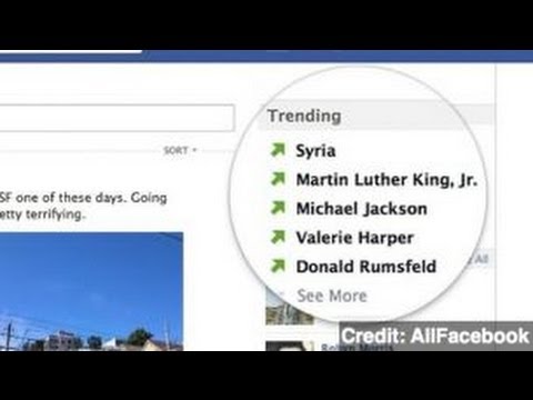 Facebook Testing Trending Topics in Newsfeed