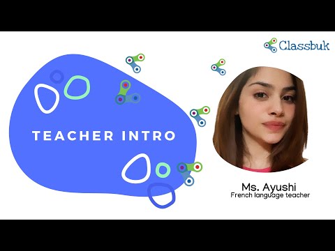 Meet Ms. Ayushi who teaches French language for learners aged 8 years and above.