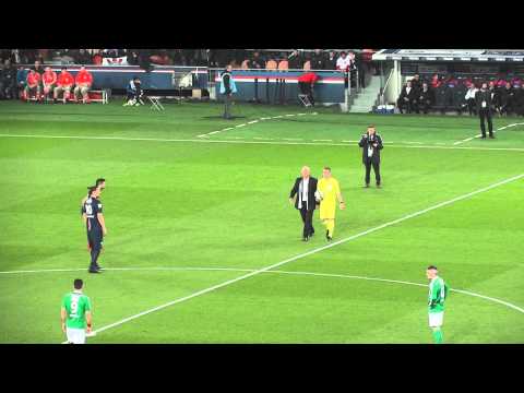 PSG / ASSE 08.04.2015 : 4-1 (1/2 CdF) 5/9 : Coup d'envoi par D.Bathenay