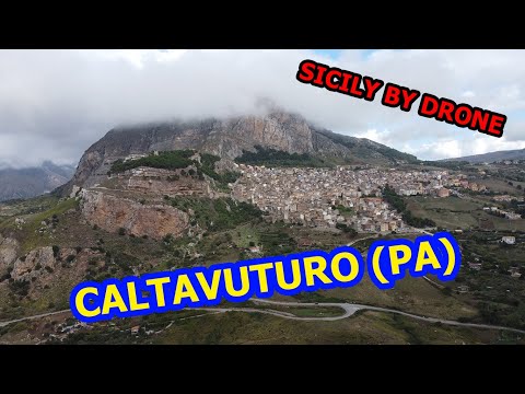 CALTAVUTURO (PA), SICILY, ITALY, Amazing drone footage (2K Video)