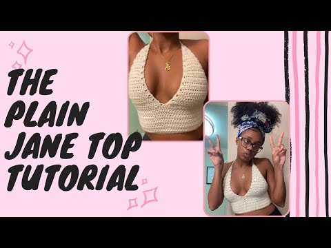 Very Easy Crop Top Tutorial | Beginner Friendly | Plain Jane Top