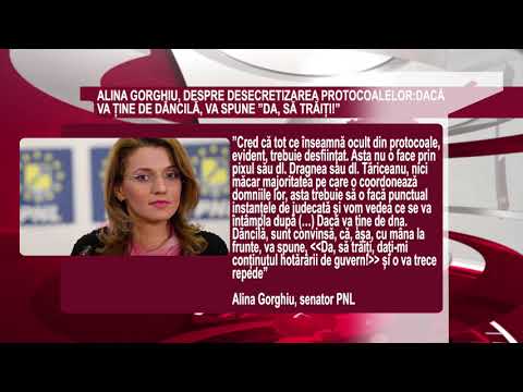 DECLARATIA ZILEI 30 Ianuarie - Gorghiu, atac la adresa premierului