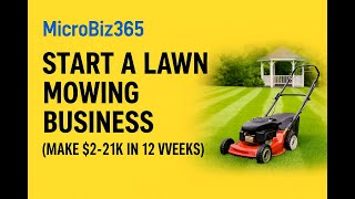 Lawn Service Business: Real Costs & First Paid Jobs (UK) - low-cost business idea