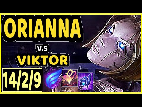 EXILEH (ORIANNA) vs VIKTOR - 14/2/9 KDA MID GAMEPLAY - EUW Ranked DIAMOND