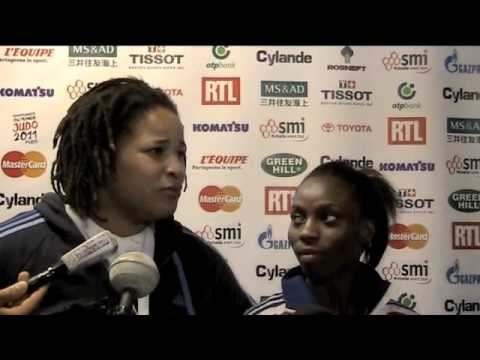 Fin de championnats du monde avec Ketty Mathé et Priscilla Gneto
