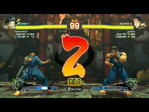 SSF4 AE 2012: Tanmomo3 (Makoto) vs jyobin (Ryu) - Xbox Live Ranked Match