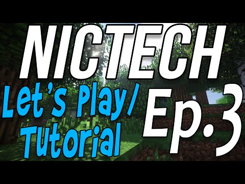 How To Make Tools W/ Tinker's Construct!! - NicTech Let's Play/Tutorial Ep. 3